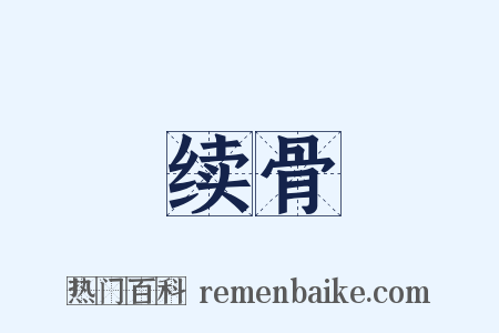 续骨是什么意思的图片